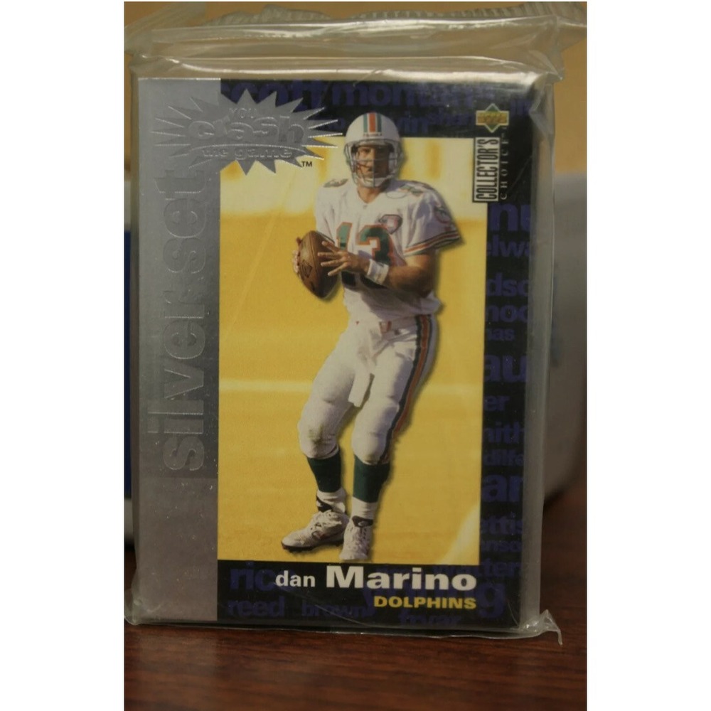 1995 Upper Deck Collector's Choice Crash the Game sealed silver set of FB cards